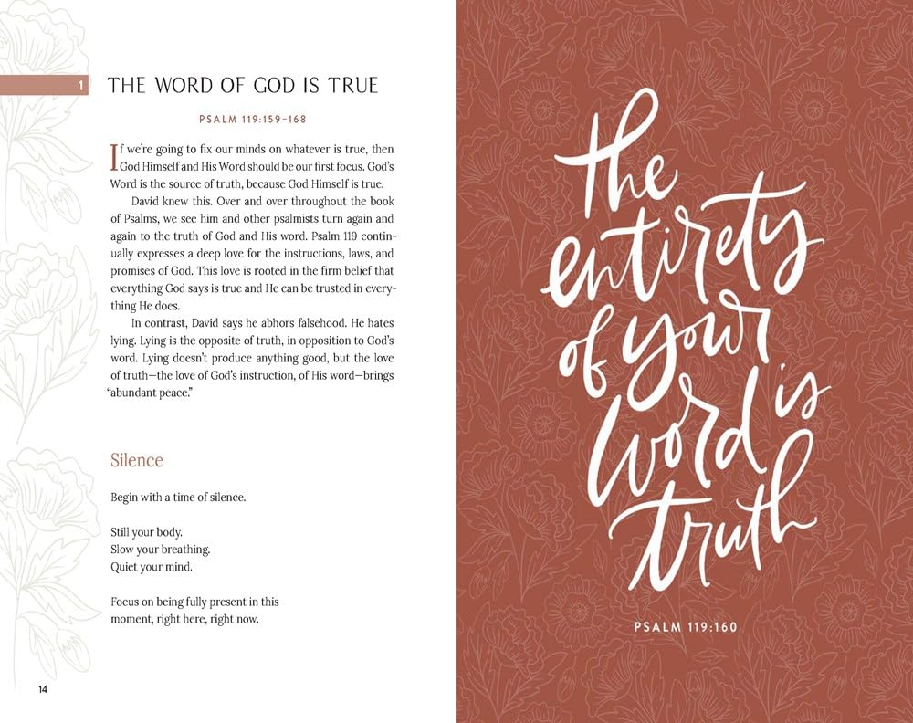 Present in Prayer: A Guided Invitation to Peace Through Biblical Meditation (30 Devotional Meditations on Scripture to Guide You in Prayer) – The Perfect Christian Gifts for Women