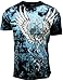 Konflict Men's Flight Eagle Spade Graphic Designer MMA Muscle T-shirt