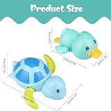 Pinenuts Bath Toys Ducks Turtles 4 Pcs Wind-Up No Batteries view 7