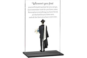 NUBARKO Inspirational Class of 2025 Graduation Gifts for Him Boys Men Son Senior 2025 Class of 2025 Graduates Gifts for Him Teen 2025 Graduation Decoration End of Year Student Senior Night Giftts for Him Male