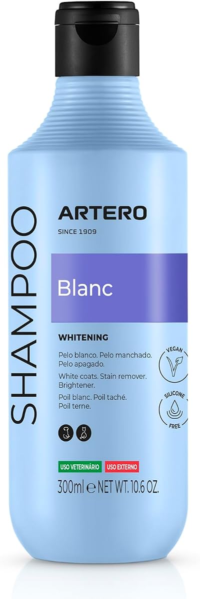 Artero Blanc Whitening Shampoo for Dogs with White Hair 250ml