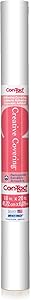 Con-Tact Brand, White, Creative Covering, 60F-C9A956-01, Adhesive Vinyl Shelf Drawer Liner, 18" x 60'