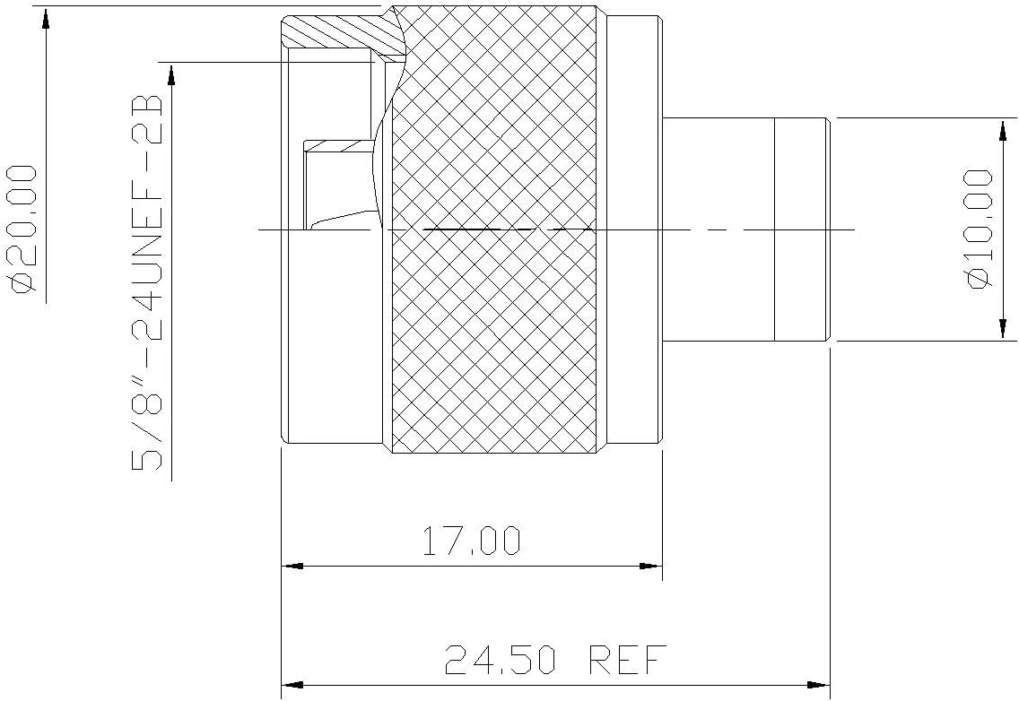 AEC NS-1038NTG-SH0015, N-type 50ohm Termination - Image 3