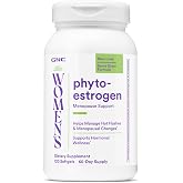 GNC Women's Phytoestrogen Formula, 120 Count, 60 Servings | Supports Hormonal Balance and Hot Flash Relief with Soy Isoflavones, Provides Magnesium and Calcium for Bone Health