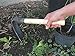 Solid Aim Tools Forged Adze Hoe,Small Pick Mattock Classic Digging Tool,Imported Heavy Duty Japan Steel with its Fine Sharpened Blade Great for Cultivating and Weeding !