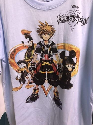 Amazon Co Jp キングダムハーツ 半袖 Tシャツ L ディズニー ミッキー ドナルド ソラ ホビー 通販