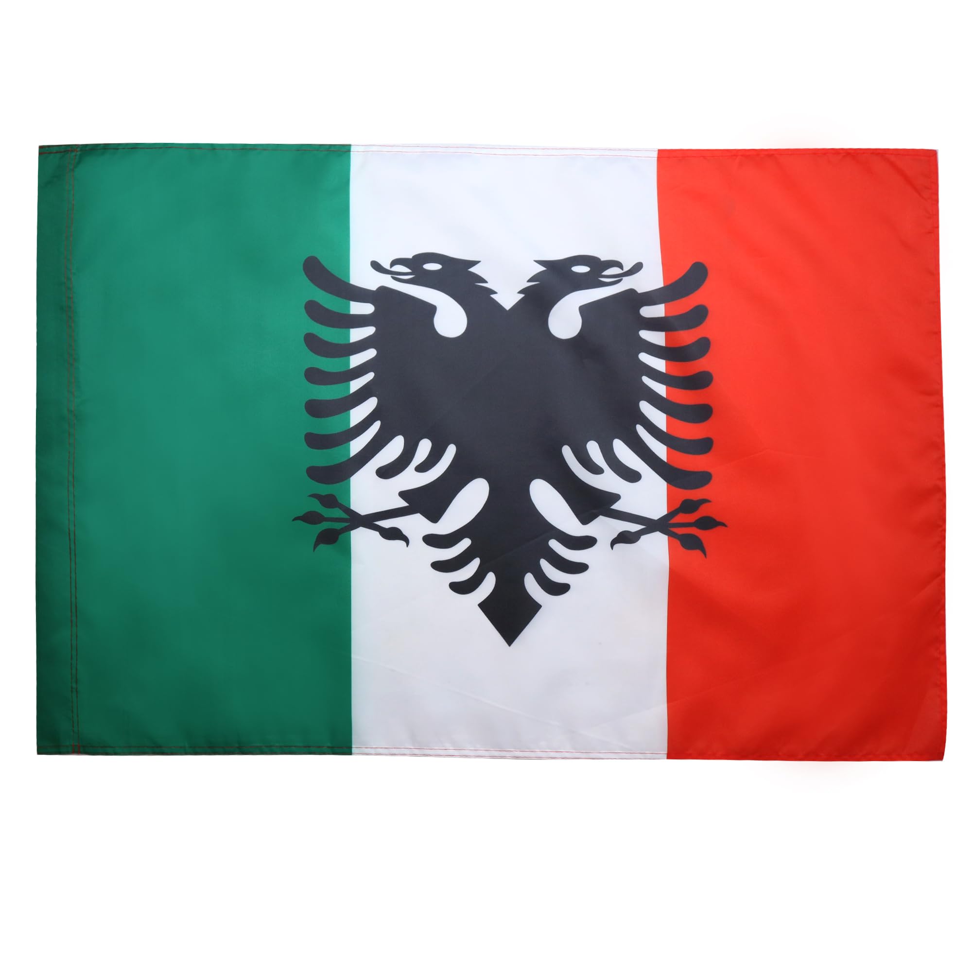 AZ FLAG - Arbereshe people Flag - 3x5 Ft - Italo-Albanians Banner with Sleeve - 100% Polyester - Fade Resistant - Vivid Colors - 3' x 5' Feet - 150x90 Cm