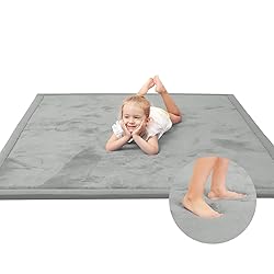Baby Play Mat for Floor,1.3" Thick Memory foam