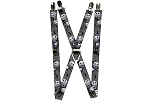 Buckle-Down Suspenders-Nightmare Before Christmas 3-Jack Poses/peepin2