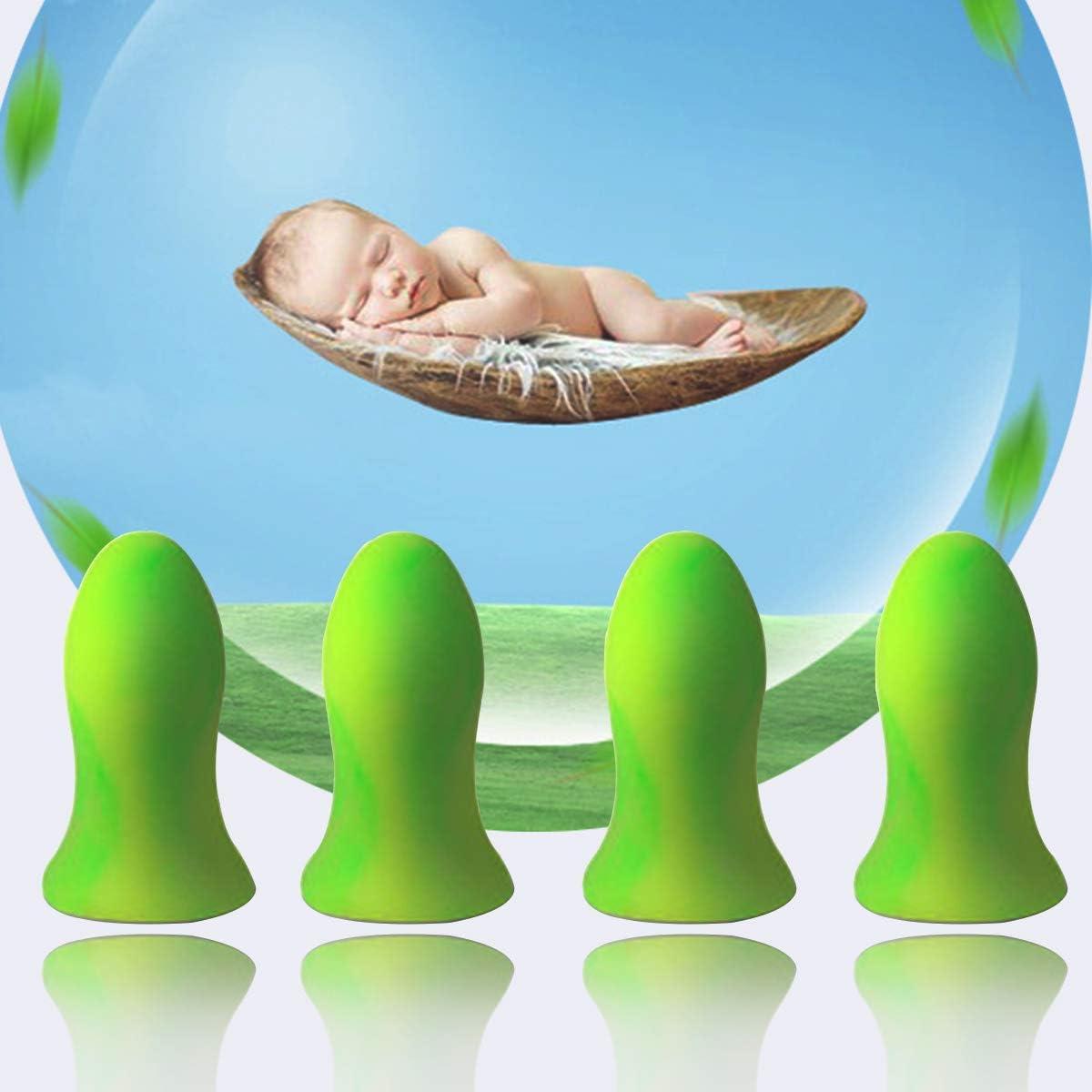 Noise Reduction Soft Sleeping Earplug Shallwell Foam