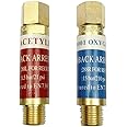 WiTisve Oxygen Acetylene Flashback Arrestors Set Regulator End