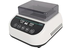 YUNSEITY 96W Mini Dry Bath Incubator with Heating and Cooling Function, Digital Laboratory Thermostatic Heater for 0.2ml 0.5ml 1.5ml 2ml Centrifuge Tube, 5S-23H59min Timing Metal Mixer