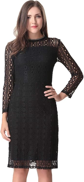 lace overlay midi dress