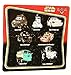 Disney Park Star Wars Cars Characters 7 Pin Trading Set Booster