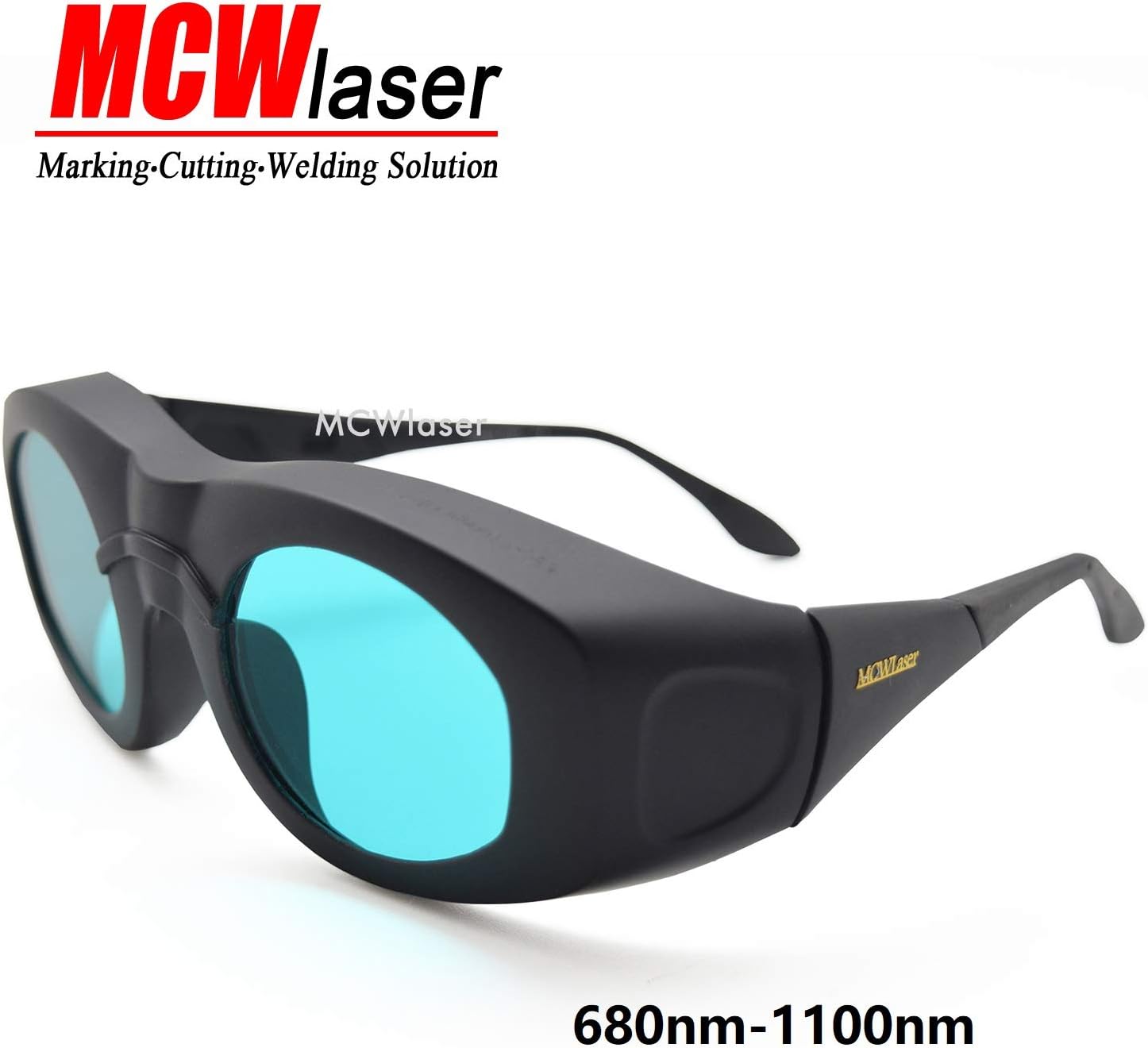 MCWlaser Laser Safety Glasses OD7+ 680nm-1100nm DIR L6 Laser Protective Goggles For ND:YAG Diode Laser 694nm 755nm 808nm 980nm 1064nm Wide Spectrum Continuous Absorption Type EP-15 style 4 - Image 3