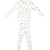 Copper Pearl Two Piece Long Sleeve Toddler Pajamas PJ Sets for Boys and Girls - Adorable Pattern Pajamas, Breathable Fabric to Keep Cool While Sleeping, Sizes 12 Months to 5T - Mabel