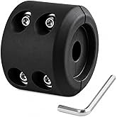 Ucreative Rubber Winch Rope Hook Stopper 1 Pack | 304 Stainless Steel Screws and Nuts, for Synthetic Winch Rope