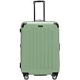 Kenneth Cole REACTION Renegade Luggage Expandable 8-Wheel Spinner Lightweight Hardside Suitcase, Seafoam, 28-Inch Checked