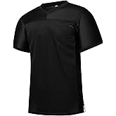 PRIMITAS Blank Football Jersey Mesh Athletic Football Shirt Practice Sports Uniform