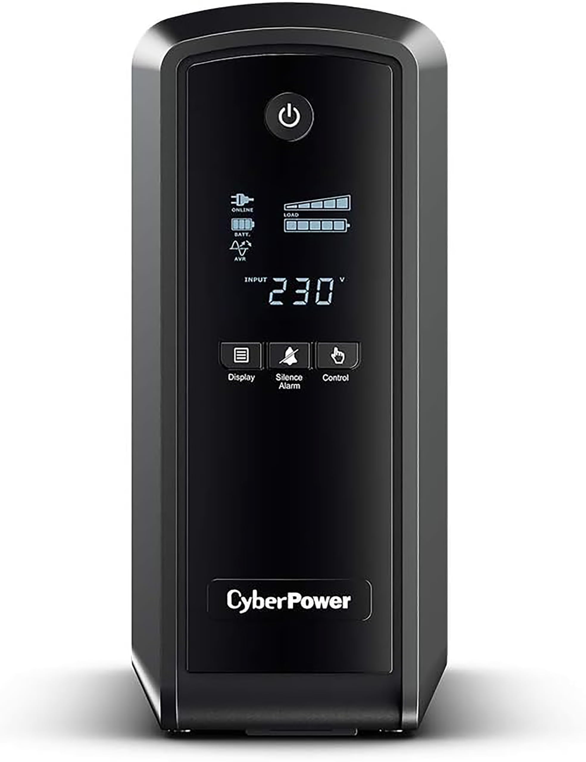 Cyberpower CP900EPFCLCD Backup UPS PFC Pure Sinewave 900VA/540W 2 x UK Sockets 4 x IEC, Black (CP900EPFCLCD-UK)