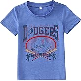 GLIGLITTR Baseball Shirt for Toddler Boy Girl Games Day T-Shirt Kids Athletic Baseball Outfit Funny Summer Graphic Tee Tops