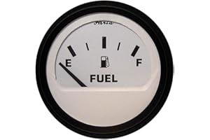 FARIA BEEDE "12901 Euro Fuel Level Gauge (E-1/2-F) - 2"", White"