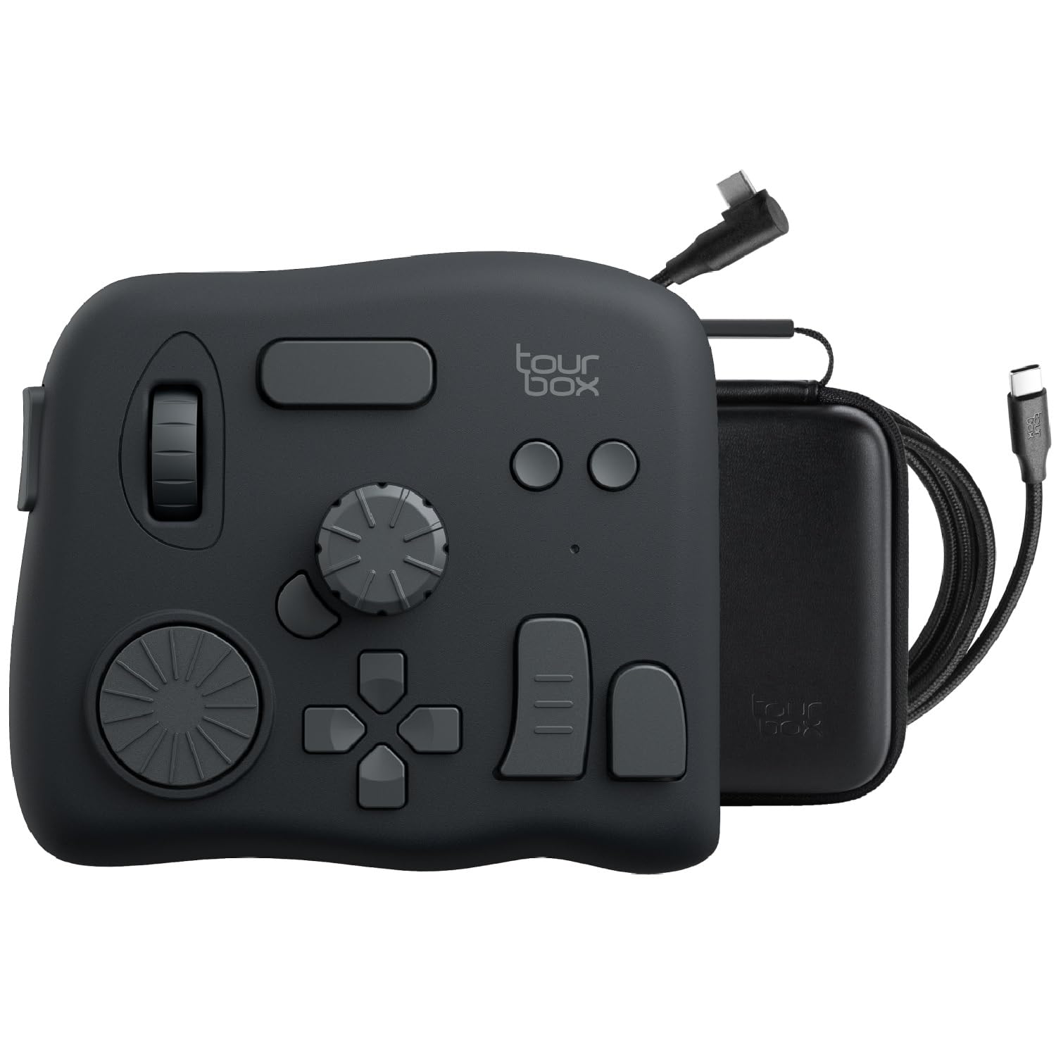 TourBox NEO - Custom Controller for Photo Video Editing, Color Grading, Ilustration, MacOS/Windows, Photoshop Lightroom Davinci Resolve After Effects Premiere FCPX Programmable Keyboard Bundle