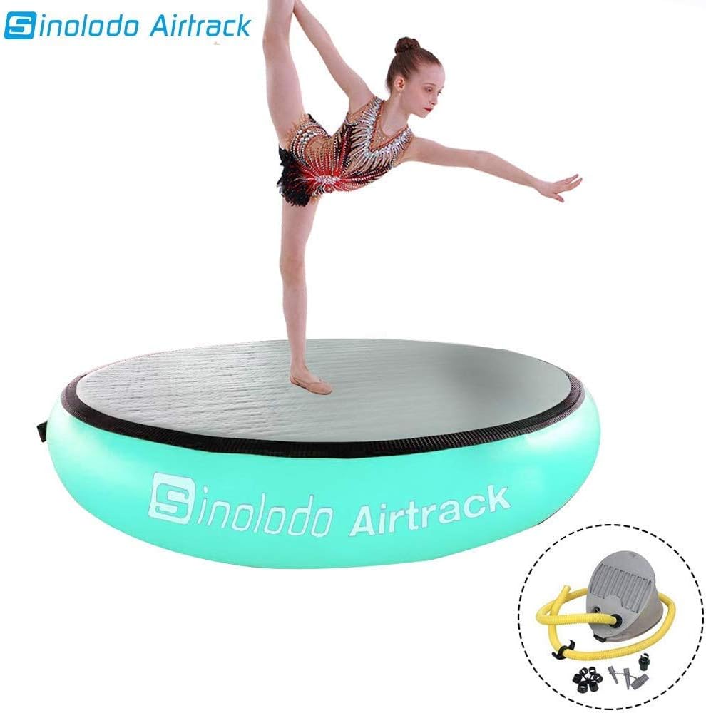 Sinolodo Gym Mats Tumbling Track - for Cheerleading, Gymnastics Training, Beach, on Water, Home use Length