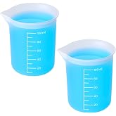 Eiodoni 2 Pcs Silicone Laundry Detergent Measuring Cup, Dispenser Cups | Reusable, Durable Flexible, Washable, For Liquid, Home, Dormitory, Hotel