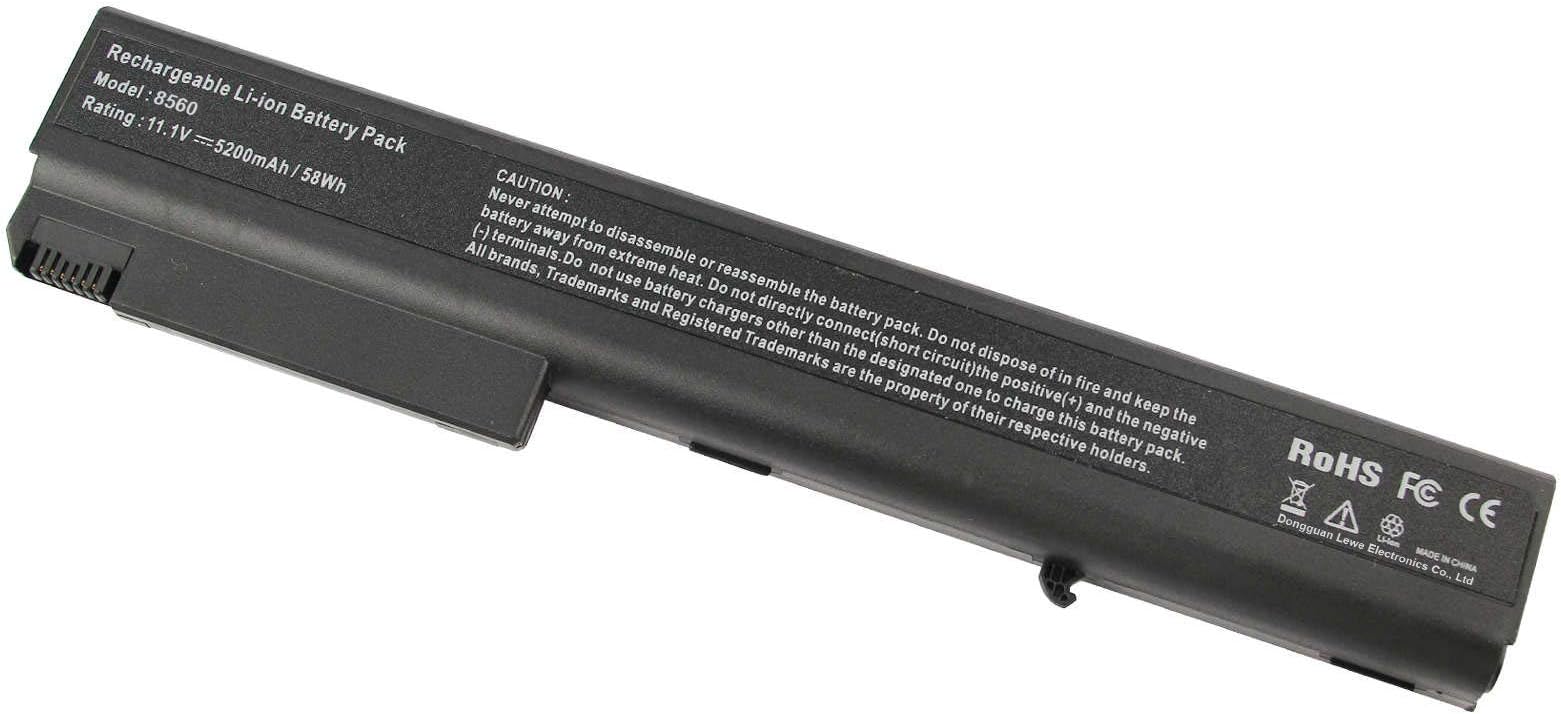 ARyee 5200mAh 14.8V NX7400 Laptop Battery Replacement for HP NX7400 NC8430 NW8200 NW8440 NW9440 NX7300, fit for 372771-001 412918-721 417528-001 HSTNN-CB30 HSTNN-DB06 HSTNN-LB30 HSTNN-OB06 STNN-DB06