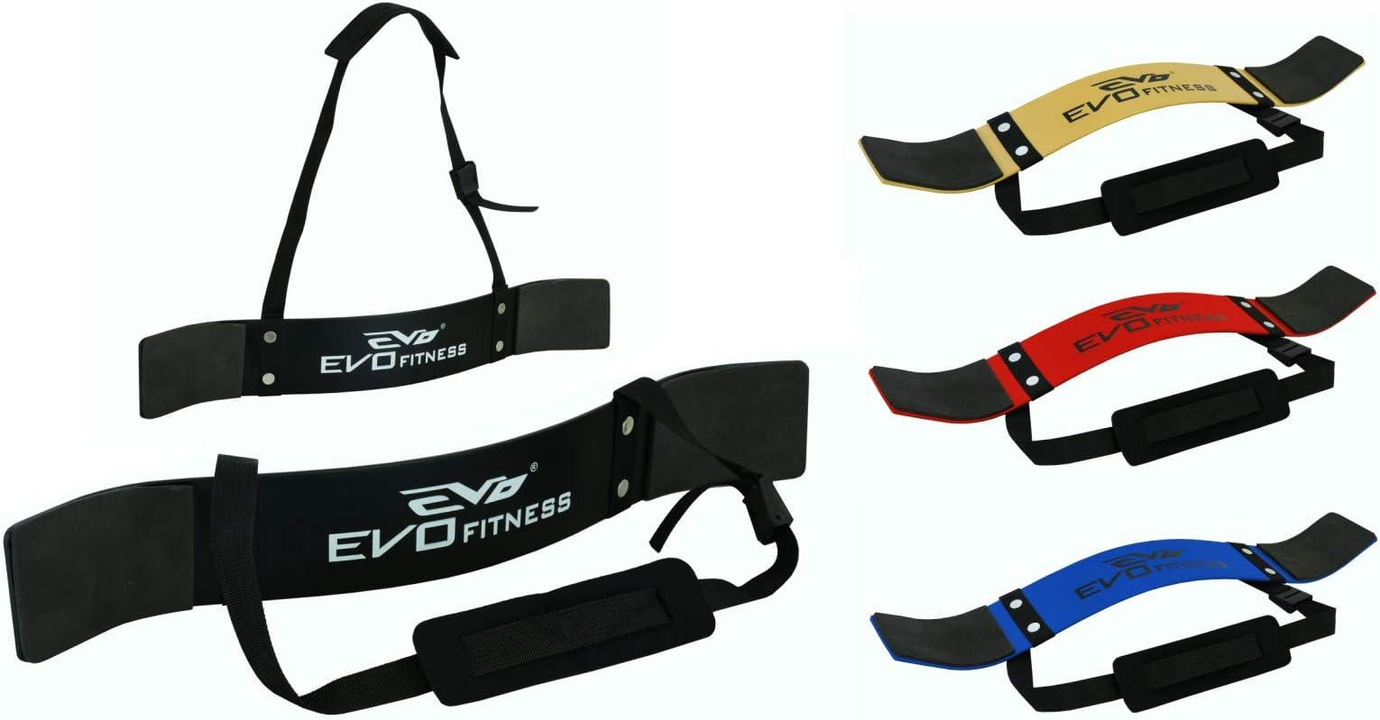 EVO Fitness Weightlifting Arm Blaster Biceps Isolator Gym Support Straps Wraps
