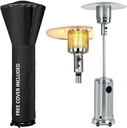 Outdoor Patio Propane Space Heater 48,000 Btu Propane