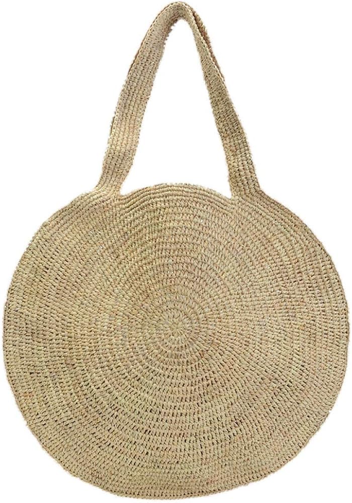 round raffia crossbody bag