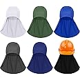 Syhood Helmet Liner with Neck Mask, Cooling Skull Cap Sweat Wicking Cap with Tail Sun Cycling Running Neck Protection Hat
