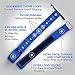 BFR BANDS QUAD Wrap Occlusion Training Bands For Legs & Calves, 3 Inch Wide BLUE Knee Wrap Style Bands, Blood Flow Restriction Bands Give Lean & Fast Muscle Growth without Lifting Heavy Weights