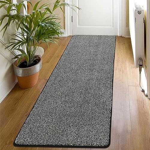 SHACOS Teppich Läufer 50x150 cm Läufer Flur rutschfest Teppichläufer Weich Küchenteppich Waschbar Flurläufer Modern Teppich Flur Läufer für Küche, Ein