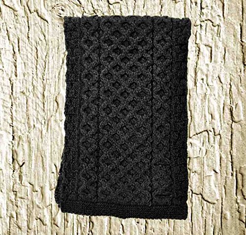 Merino Wool Scarf, Charcoal