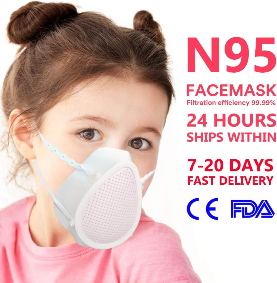 Child Electric Silicone Air Purifier 5 Layers Purifications Composite Filter Pm25 with 6 Filter Elements