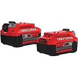 CRAFTSMAN V20 Lithium Battery, 2-Pack, 4.0Ah, LED Charge Indicator (CMCB204-2)
