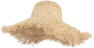floppy raffia sun hat