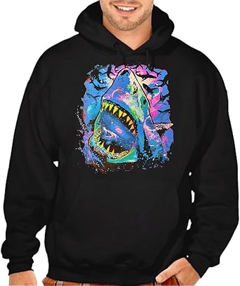 black and neon hoodie