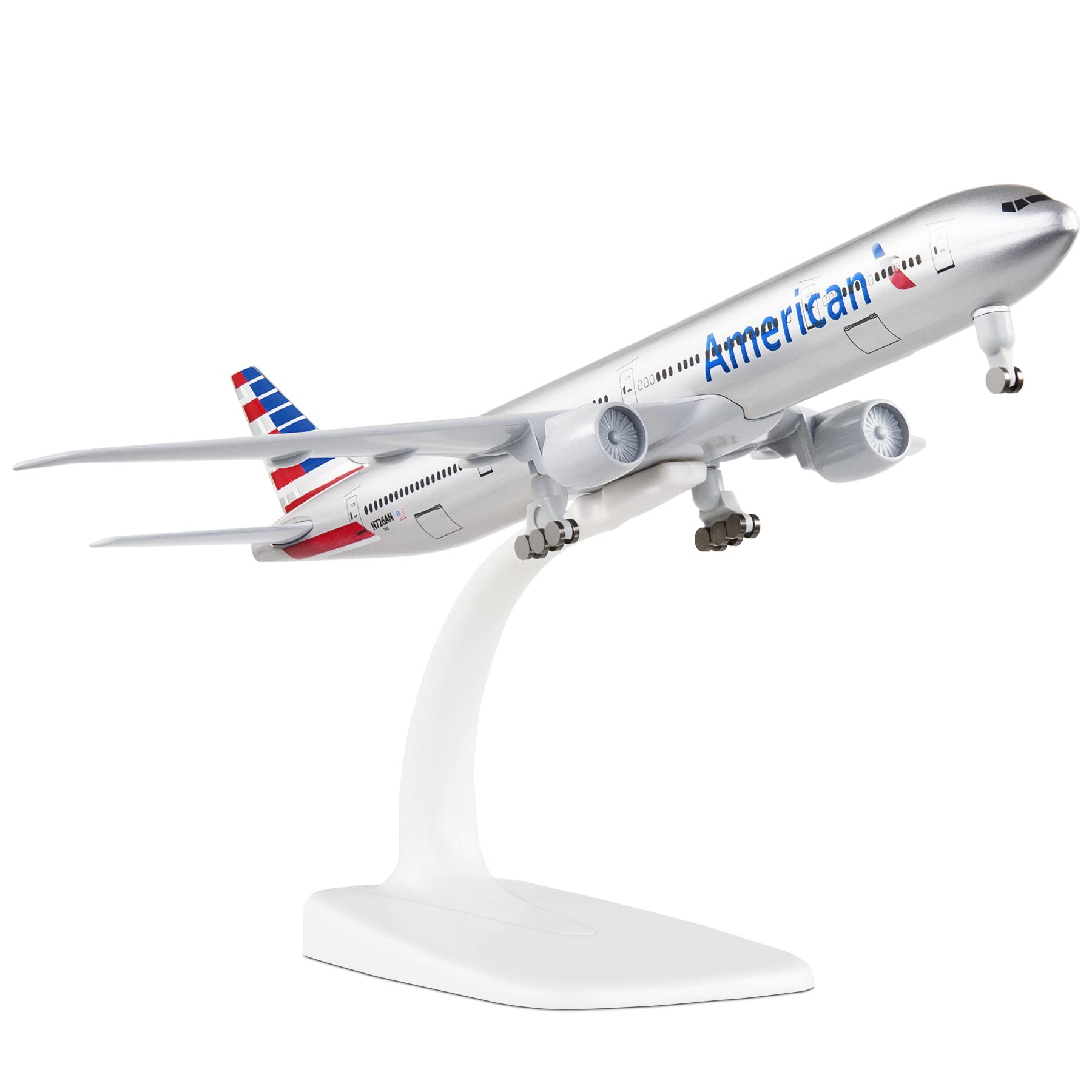 Busyflies 1/300 Scale American Airlines Boeing 777 Plane Model Alloy Diecast Airplane Model