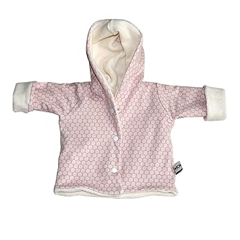 Sharlene Rose Blumen Baby Jacke Winterjacke Baby Mädchen Kleidung Fleecejacke Plüsch Winter Babymode in Mitwachsgrößen Größe 