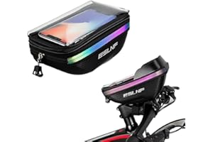 EVA Bike Bag, Waterproof Bike Phone Holder, Durable Accessories Stylish Frame Bag,Waterproof Phone Holder Phone, with High Se