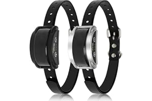 PetJoy Barking Collar for Dogs, Automatic Bark Collars 2 Pack, Anti Barking Collar, Dog Shock Bark Collar for Small Medium Large Dogs, with Beep & Shock IP67 Waterproof