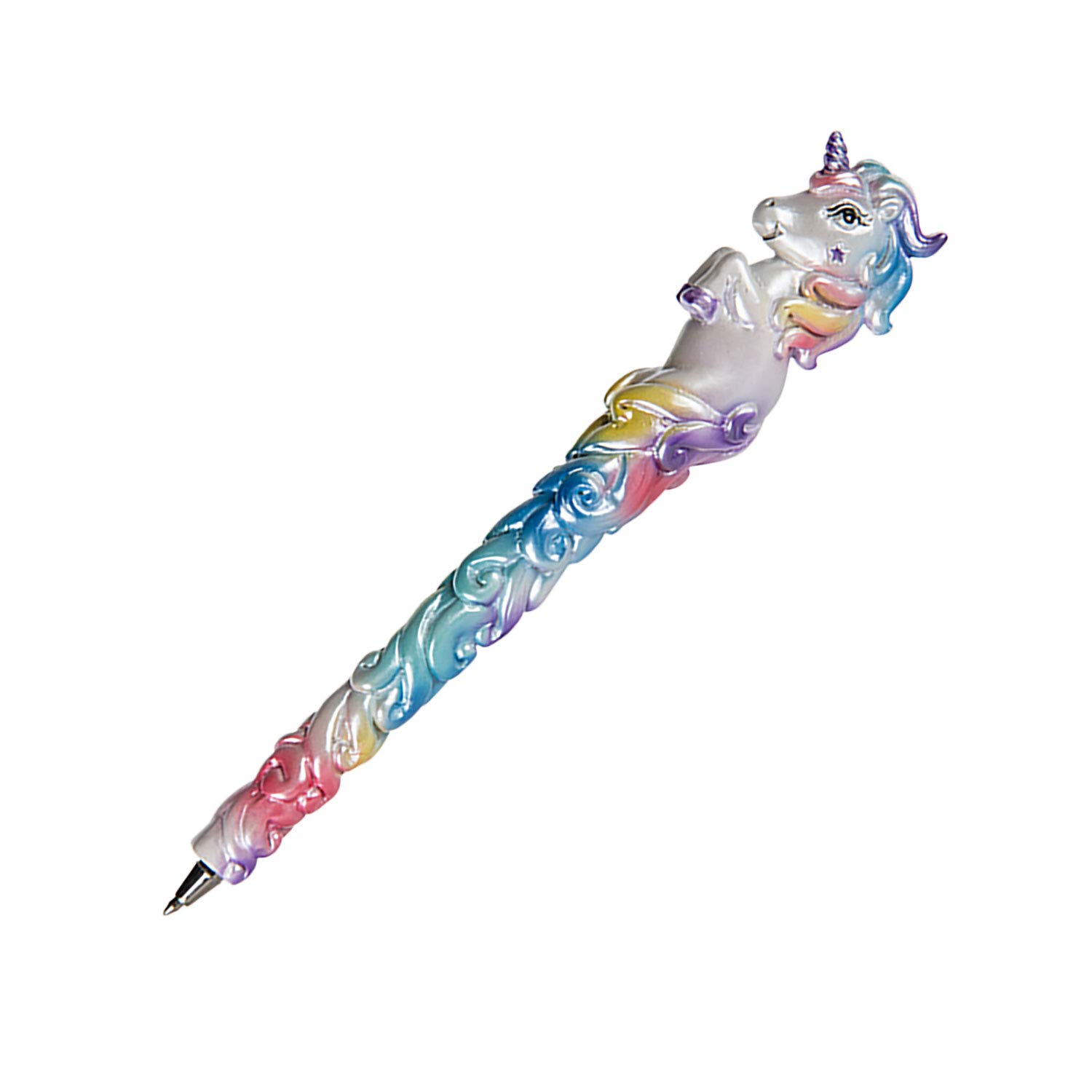 Out of the blue 29/2949 Ballpoint Pen Unicorn Approx. 17 cm Polyresin 2 Assorted Designs