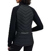 baleaf Women's Cycling Puffer Jacket Winter Warm Lightweight Insulated Hiking Jackets Zip Pockets Running Skiing