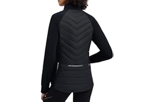 baleaf Women's Cycling Puffer Jacket Winter Warm Lightweight Insulated Hiking Jackets Zip Pockets Running Skiing