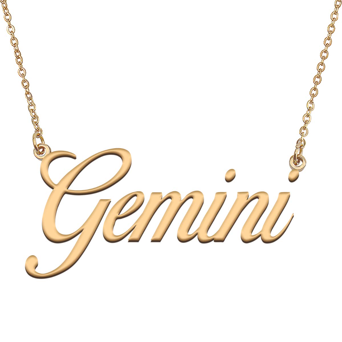 HUAN XUN Customized Custom Simple Any Name Necklace