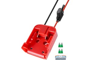 Power Wheel Battery Adapter Kit Battery Conversion Kit Compatible with Milwaukee 18V Battery with Voltage Regulator Fuse and 